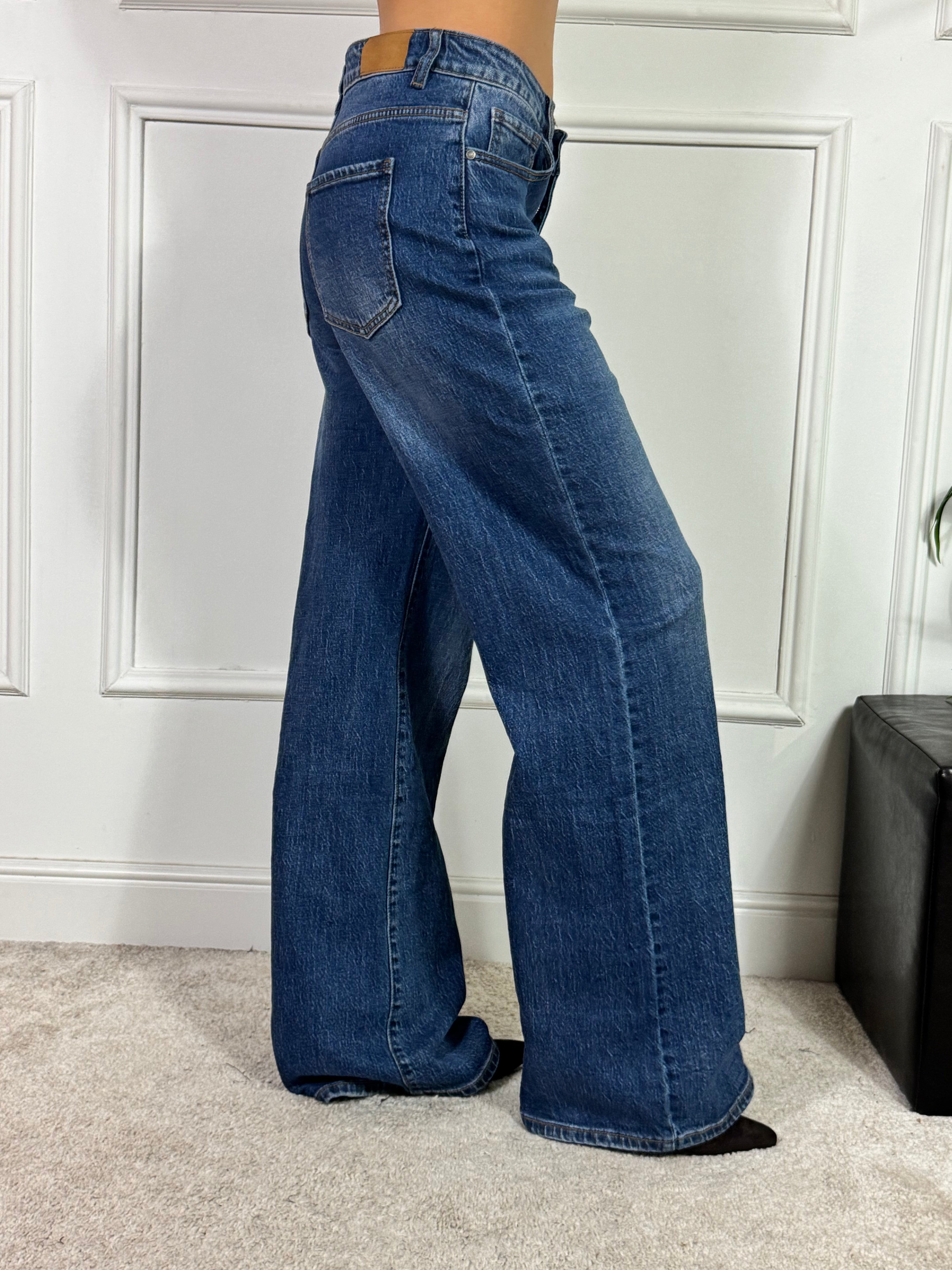 JEANS Victoria ILMH PALAZZO - MEDIUM BLUE
