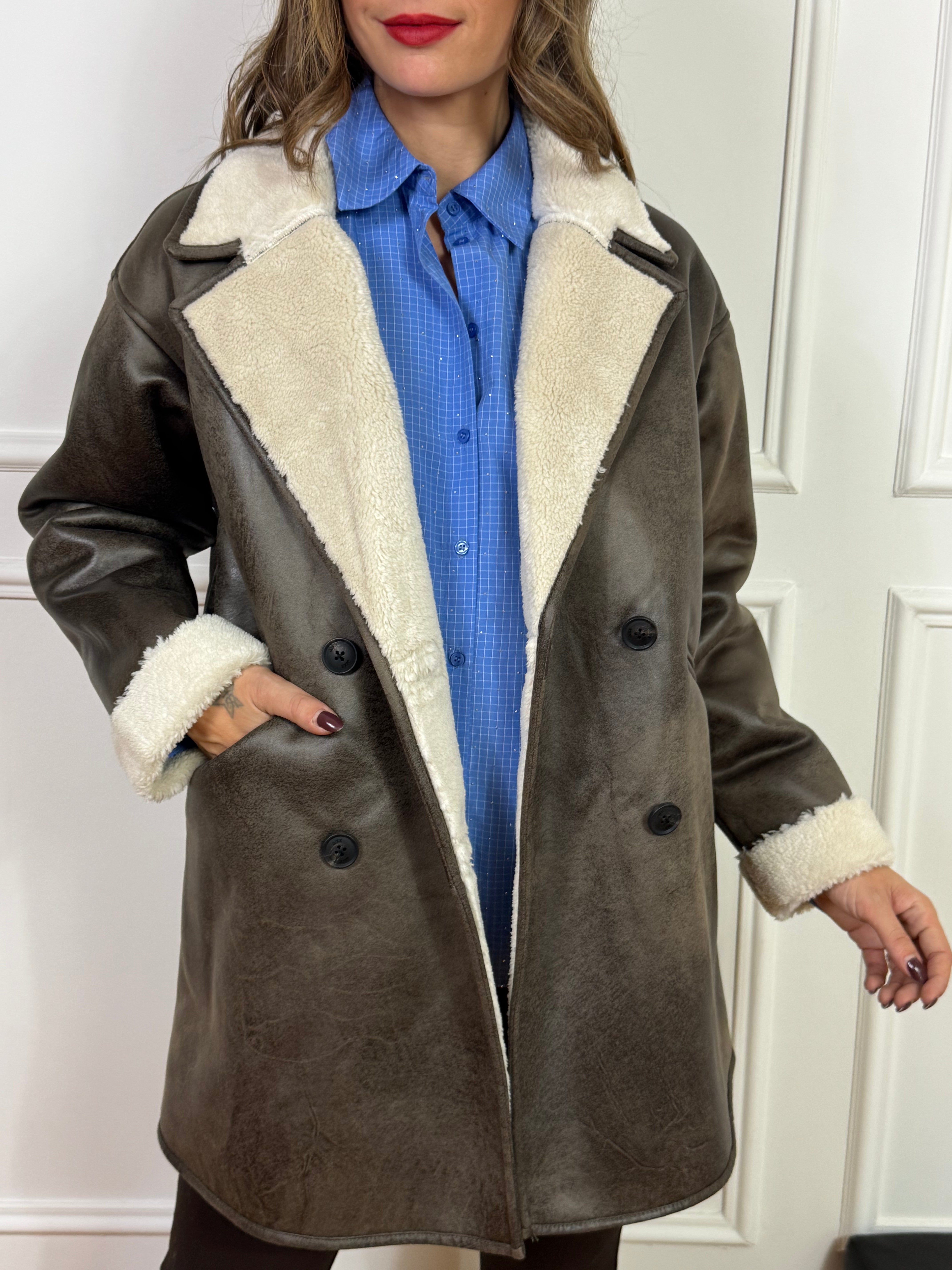 Giacca CAPPOTTO ECOMONTONE JJXX - modello NOELLE