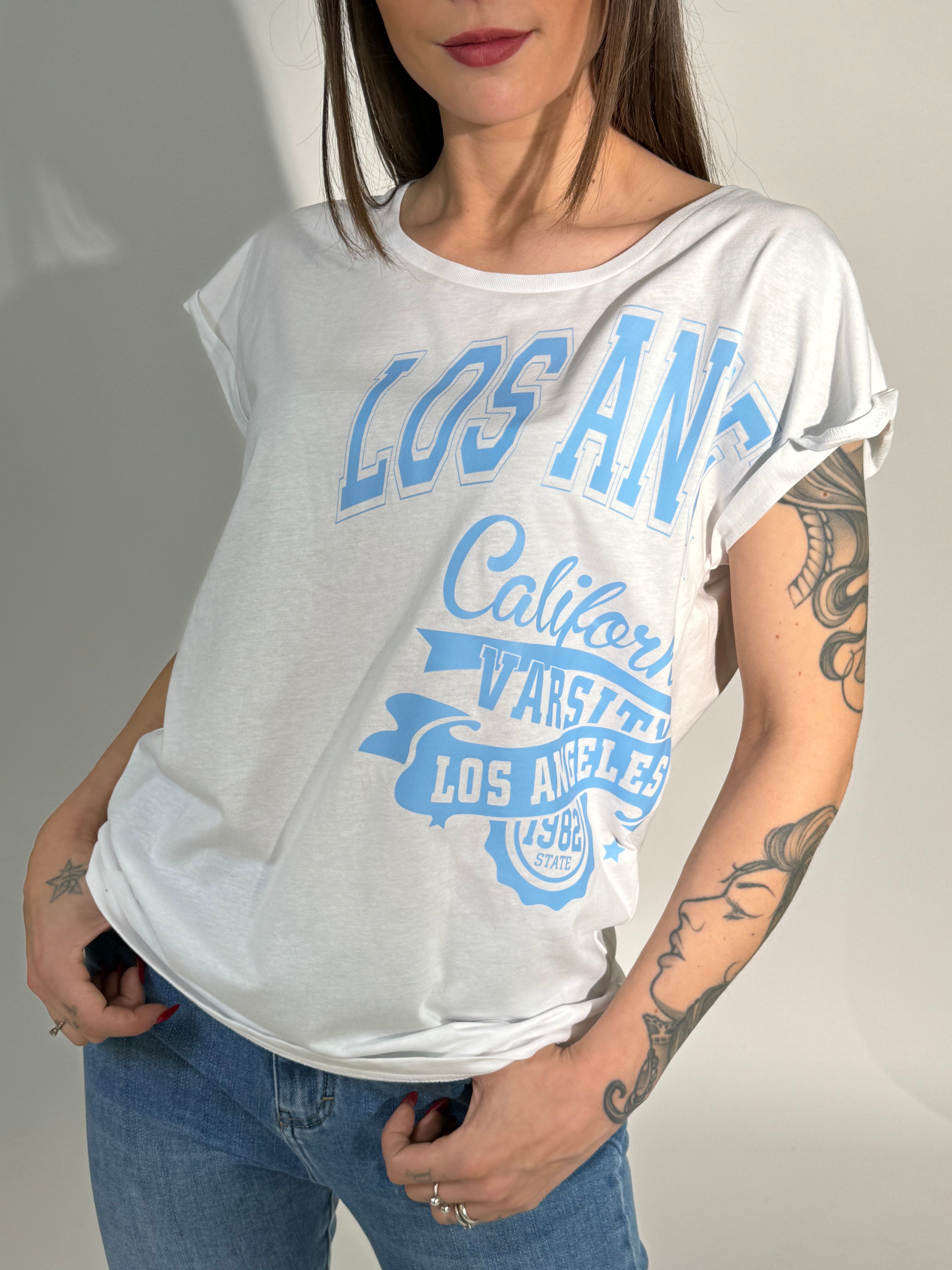 T-shirt OVER con stampa Susy Mix LOS ANGELES