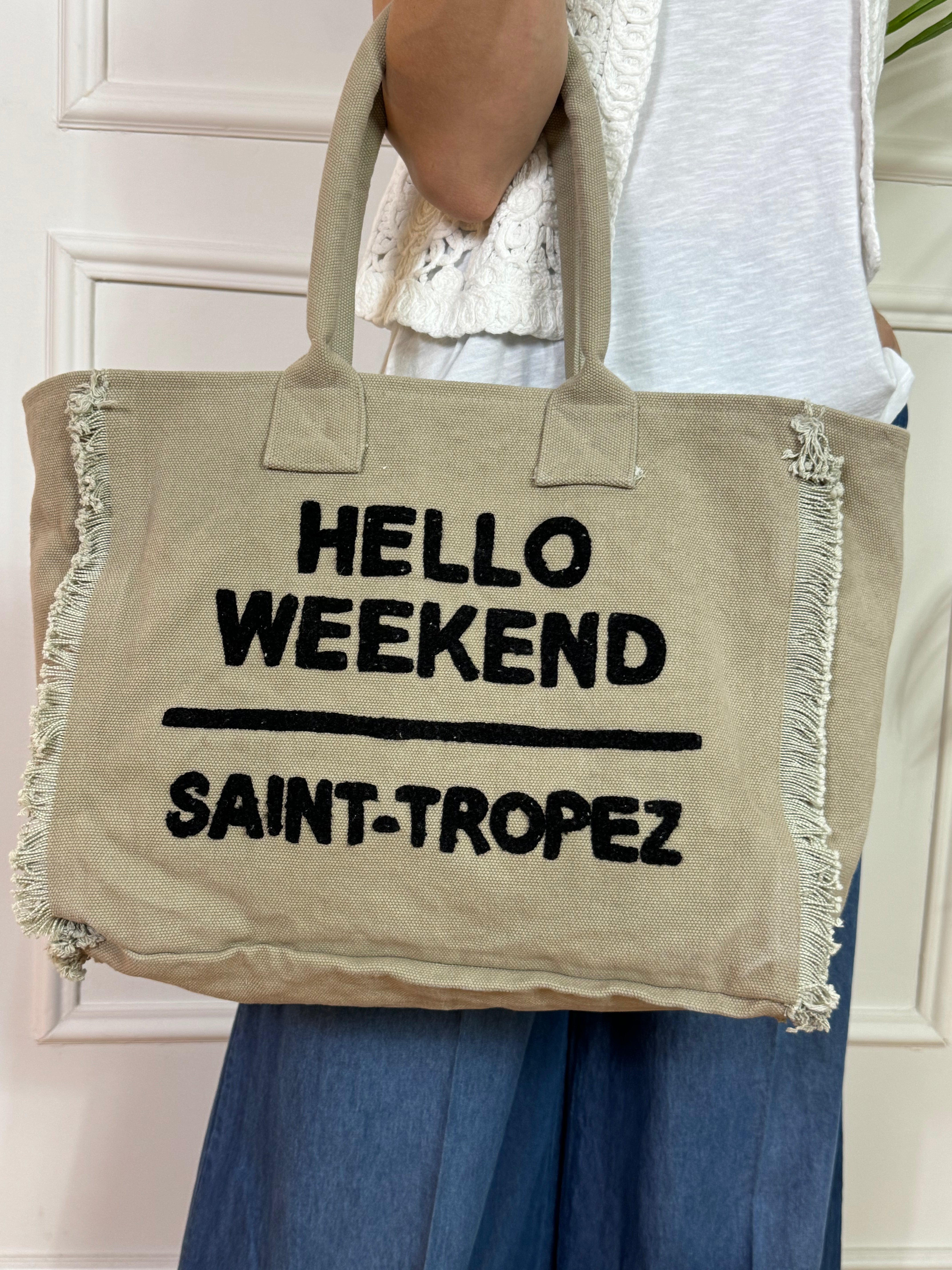 Borsa in canvas GRANDE Marinette Saint-Tropez HELLO WEEKEND - SAINT-TROPEZ