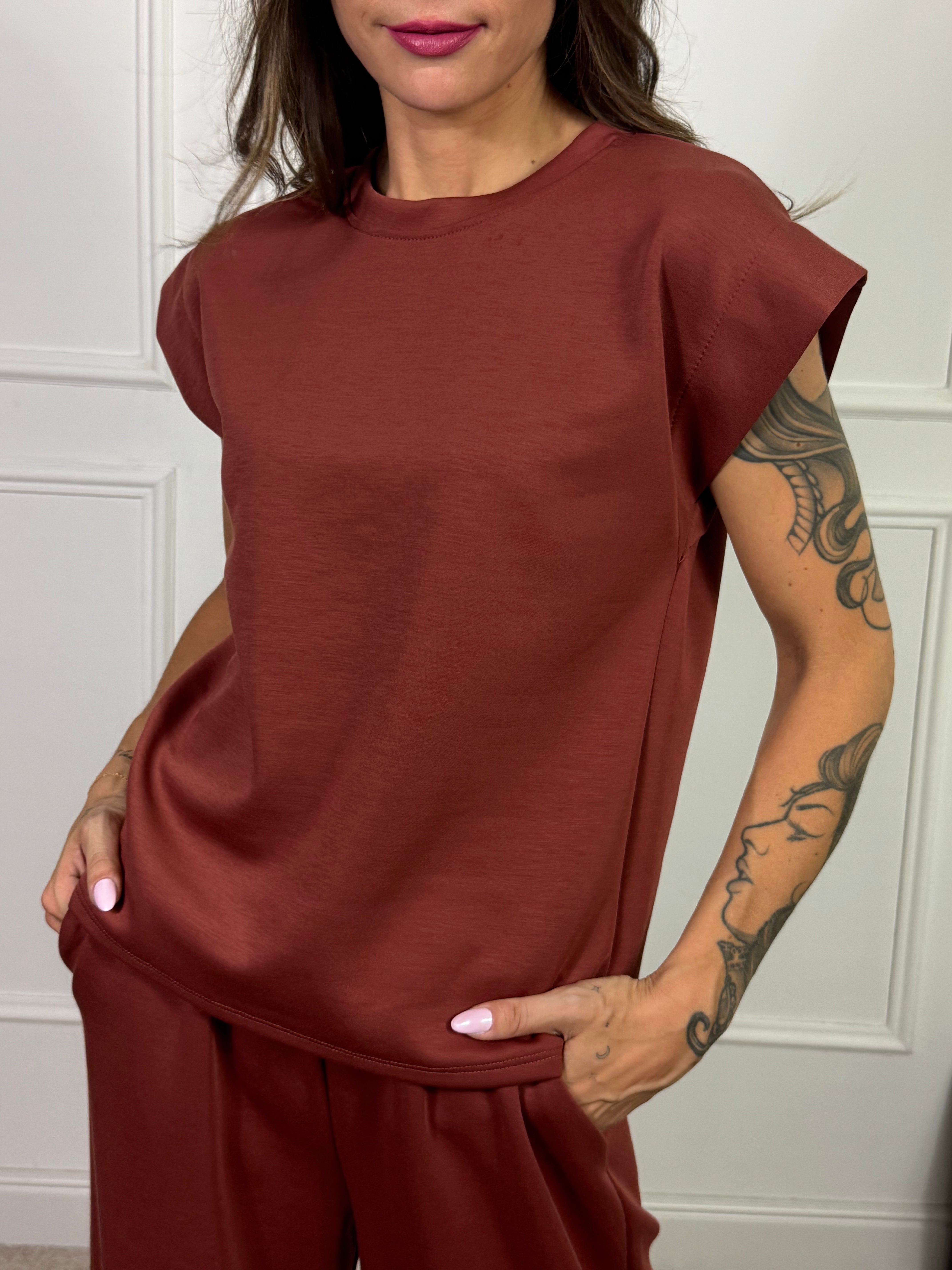 MAGLIA / FELPA manica accennata TESSUTO TECNICO Victoria ILMH TINTA UNITA