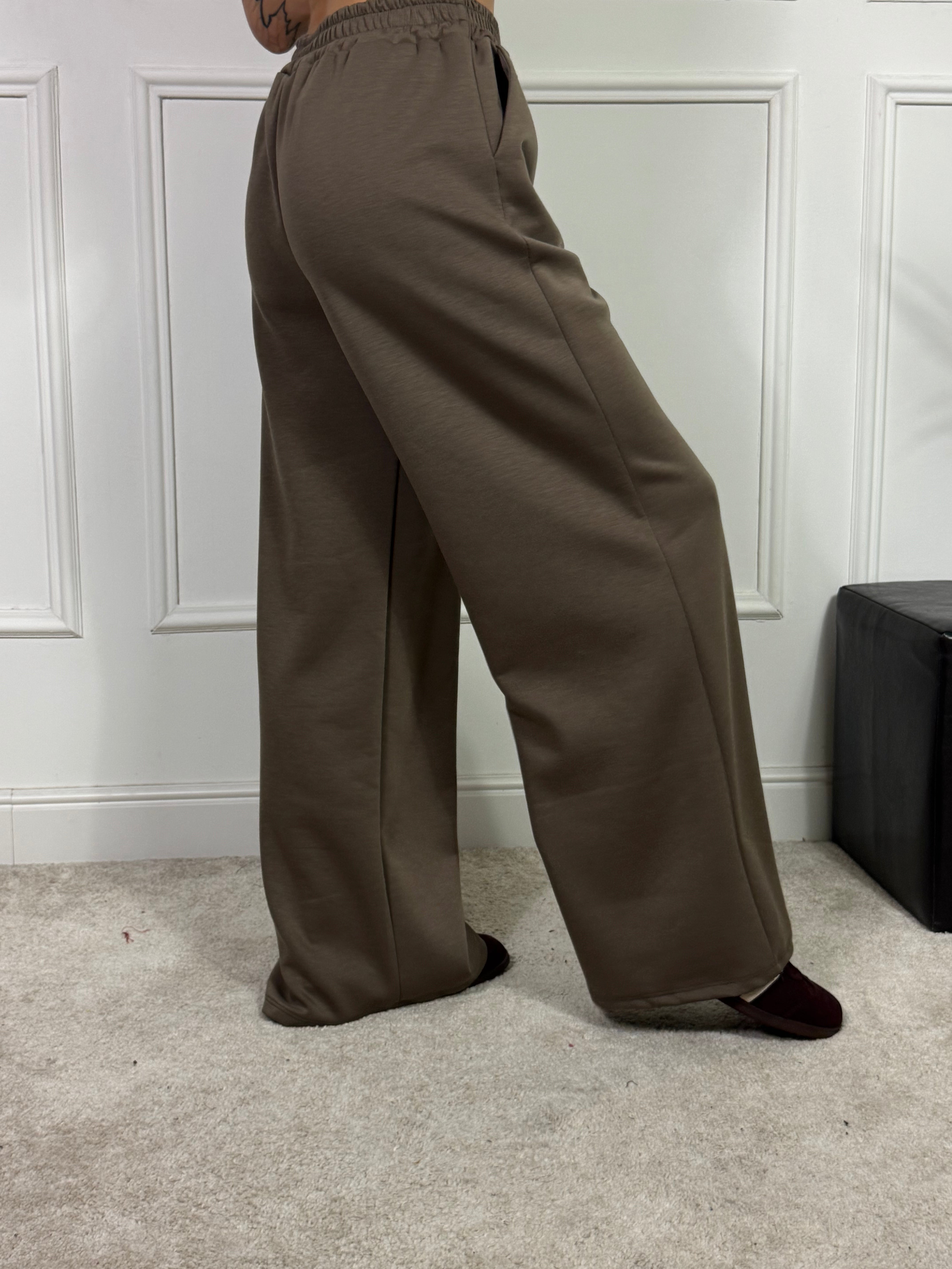 PANTALONE PALAZZO TESSUTO TECNICO Victoria ILMH TINTA UNITA