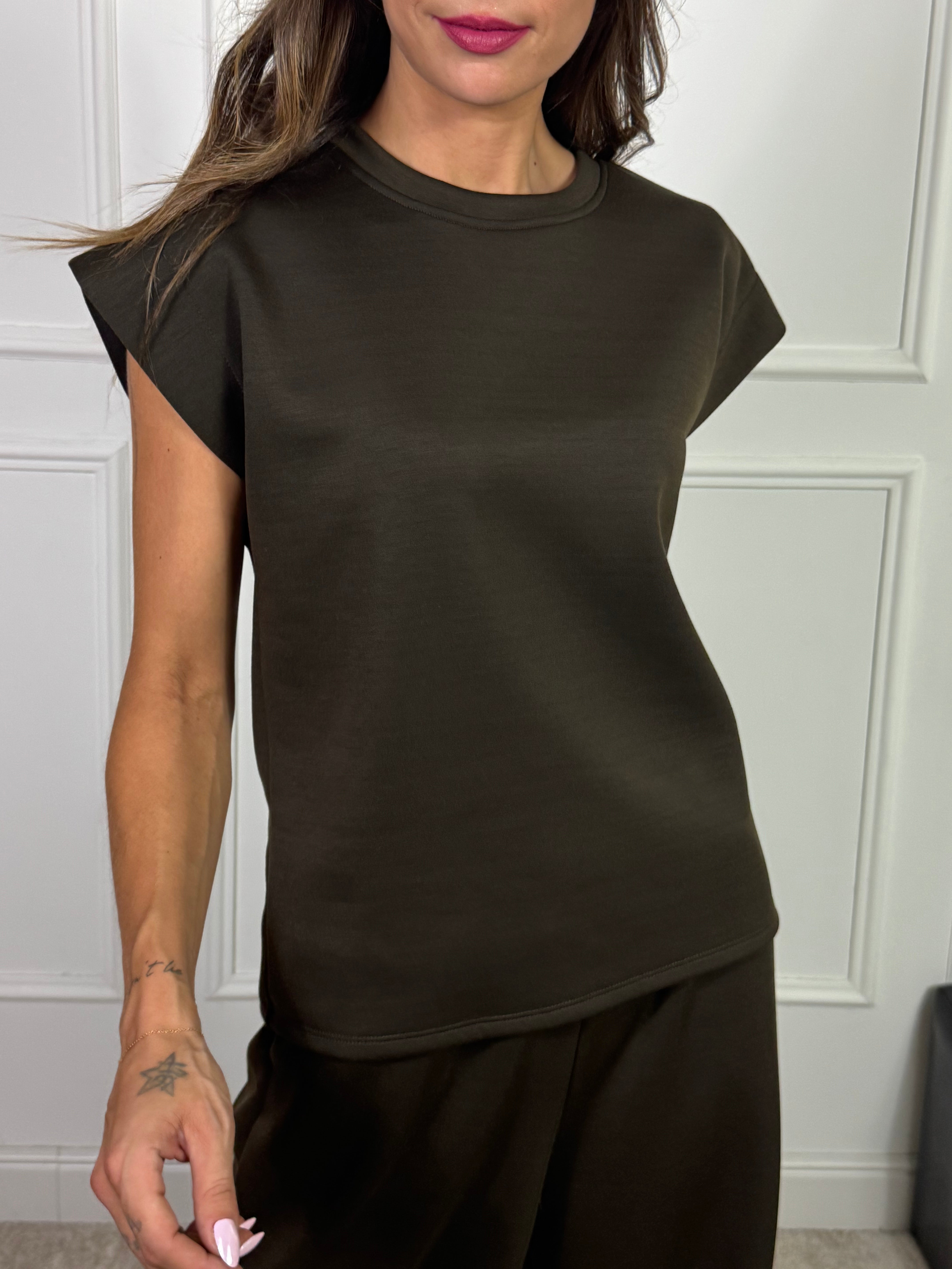 MAGLIA / FELPA manica accennata TESSUTO TECNICO Victoria ILMH TINTA UNITA