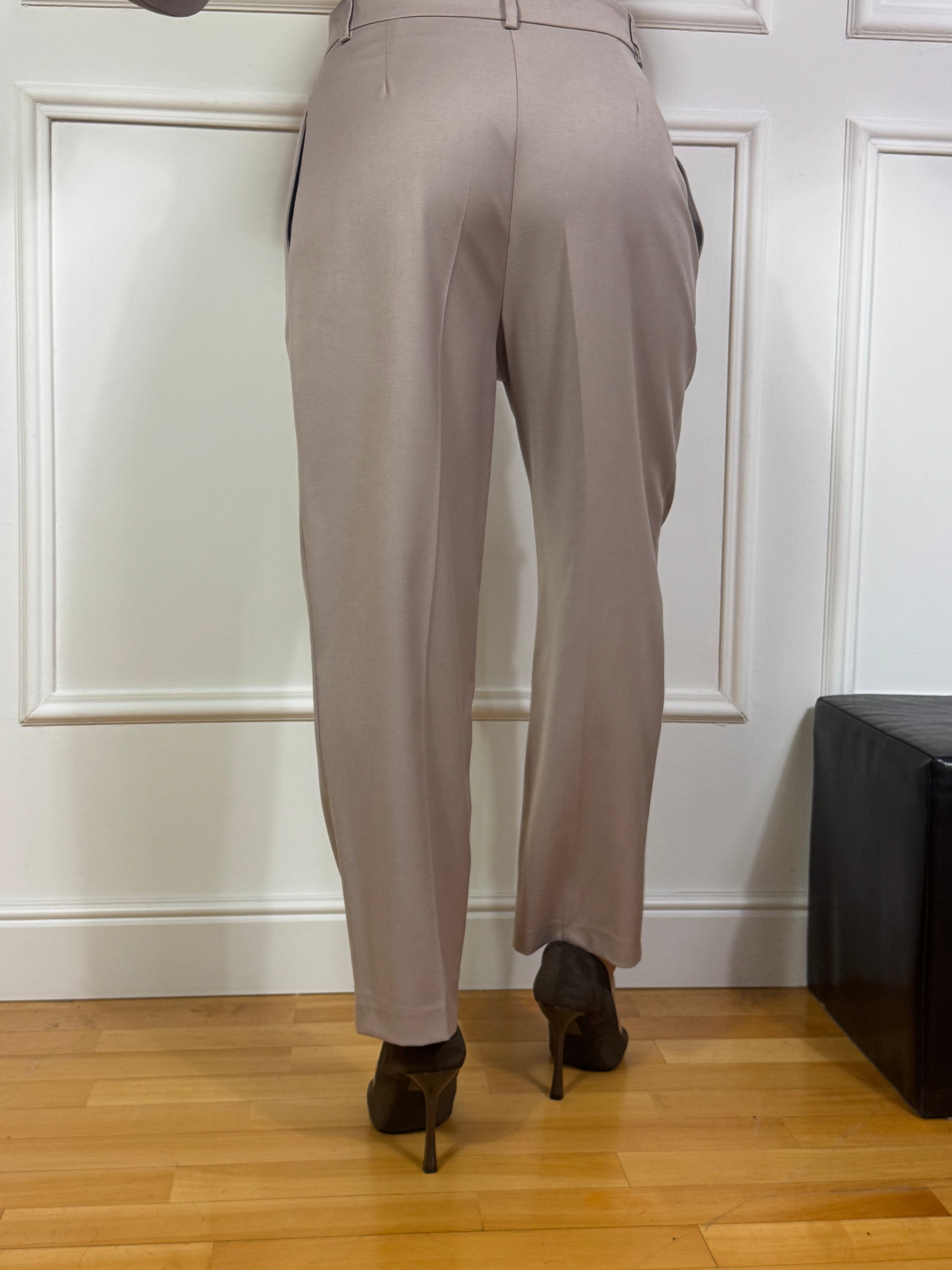 Set Completo tailleur Susy Mix giacca monopetto + pantalone chino ampio con pinces