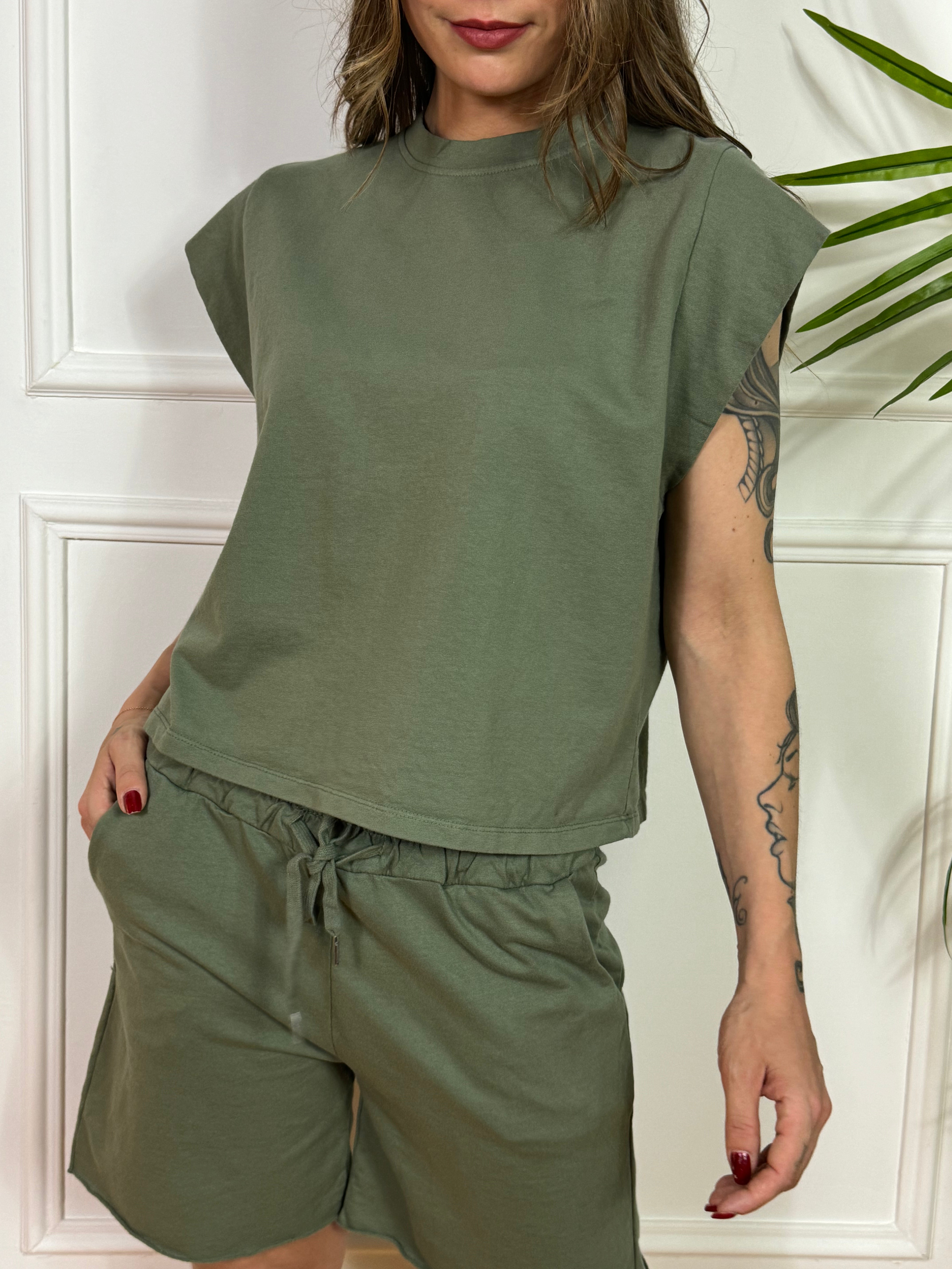 COMPLETO TUTA leggero Susy Mix MAGLIA MANICA CORTA + BERMUDA