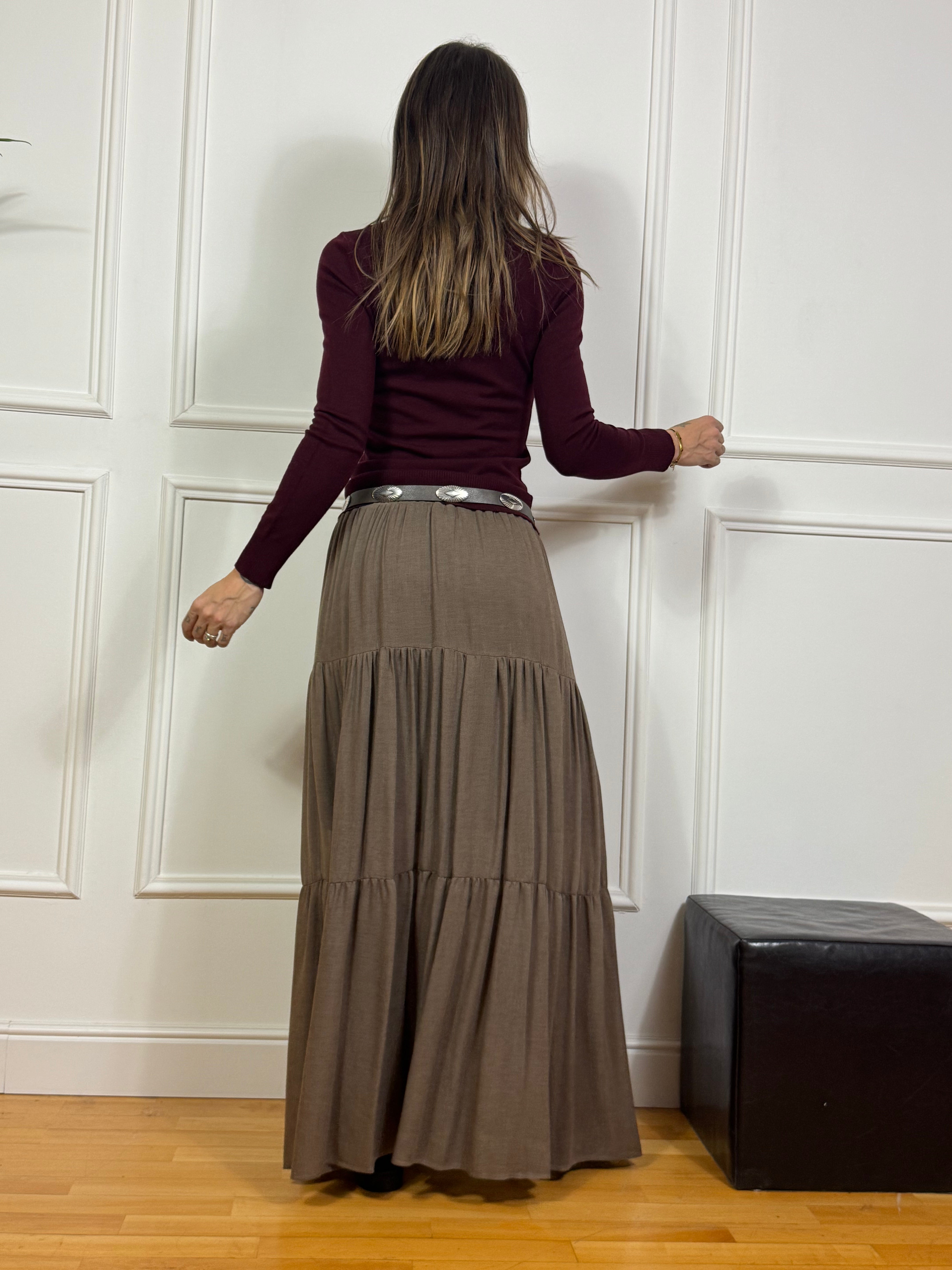 Gonna lunga Susy Mix con balze