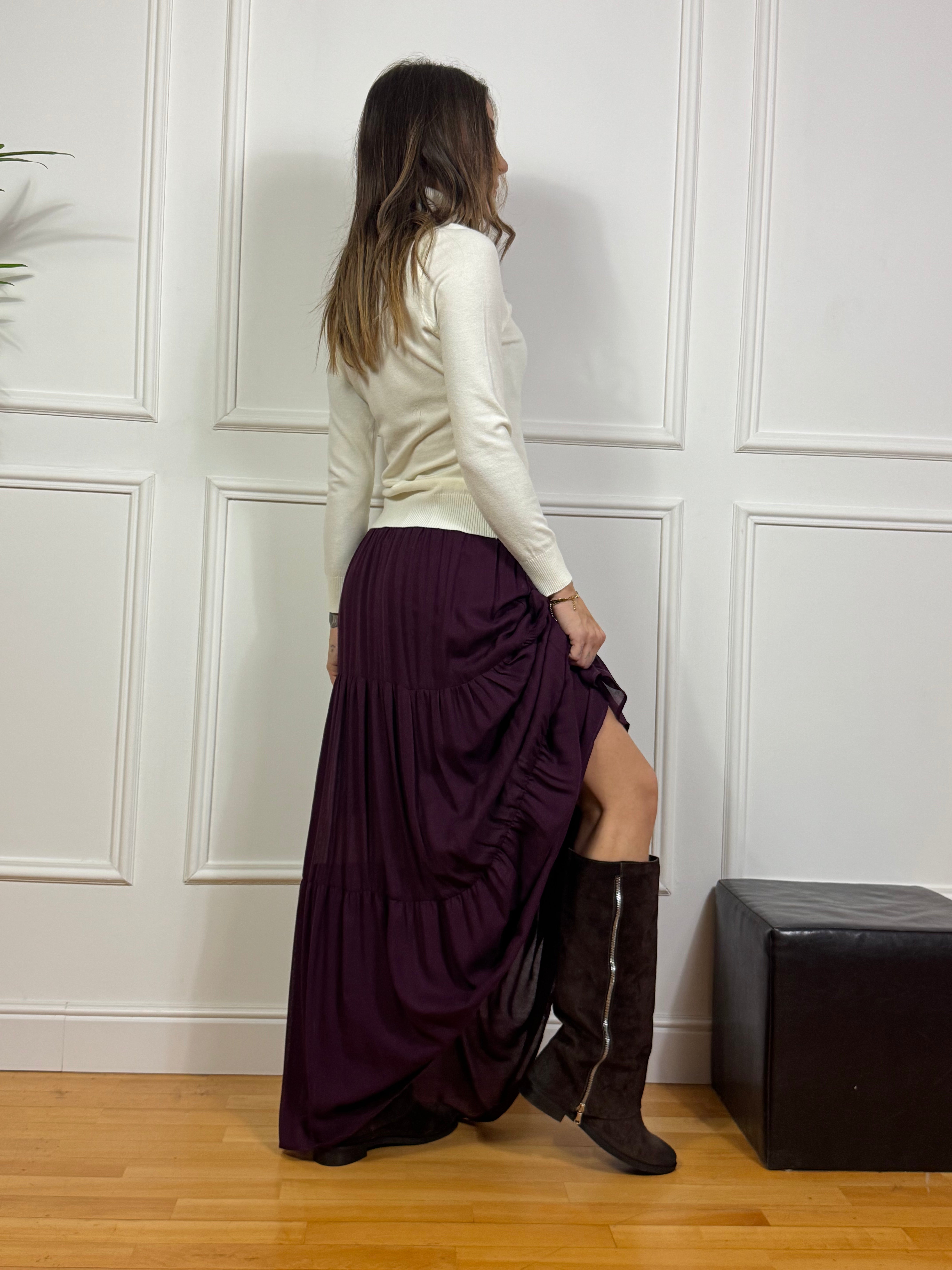 Gonna lunga Susy Mix con balze