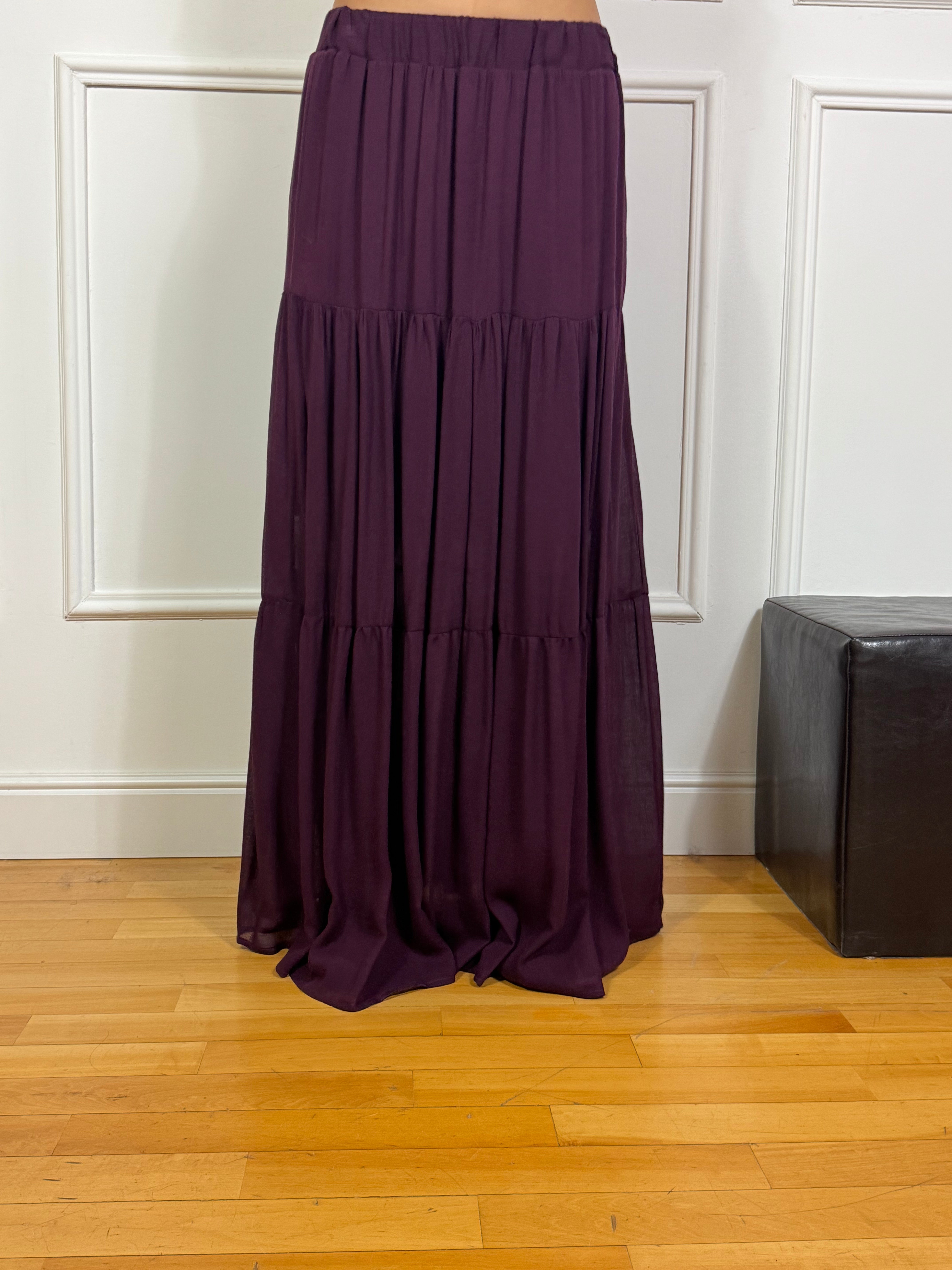 Gonna lunga Susy Mix con balze