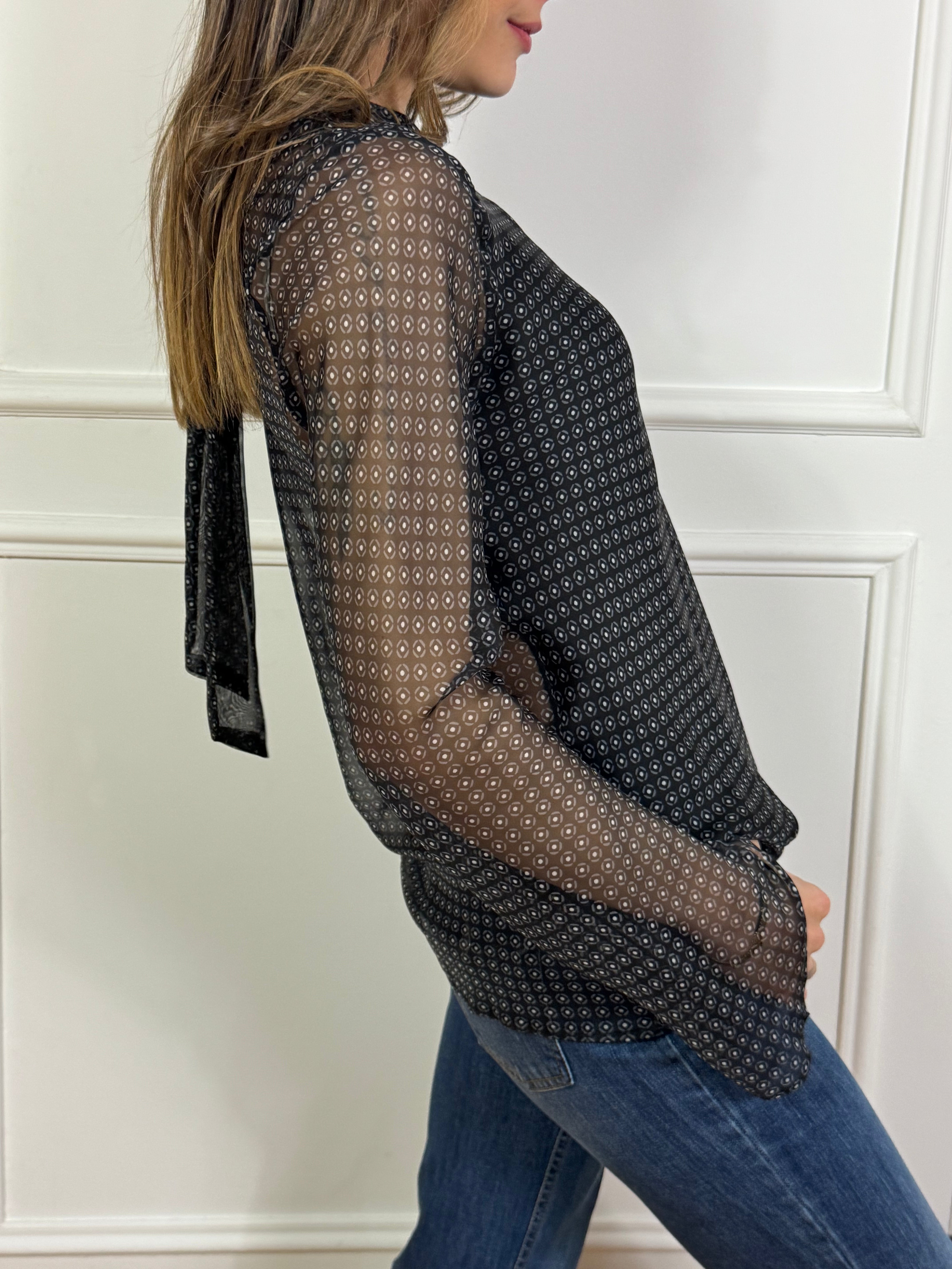 Blusa fantasia Susy Mix con fiocco dietro