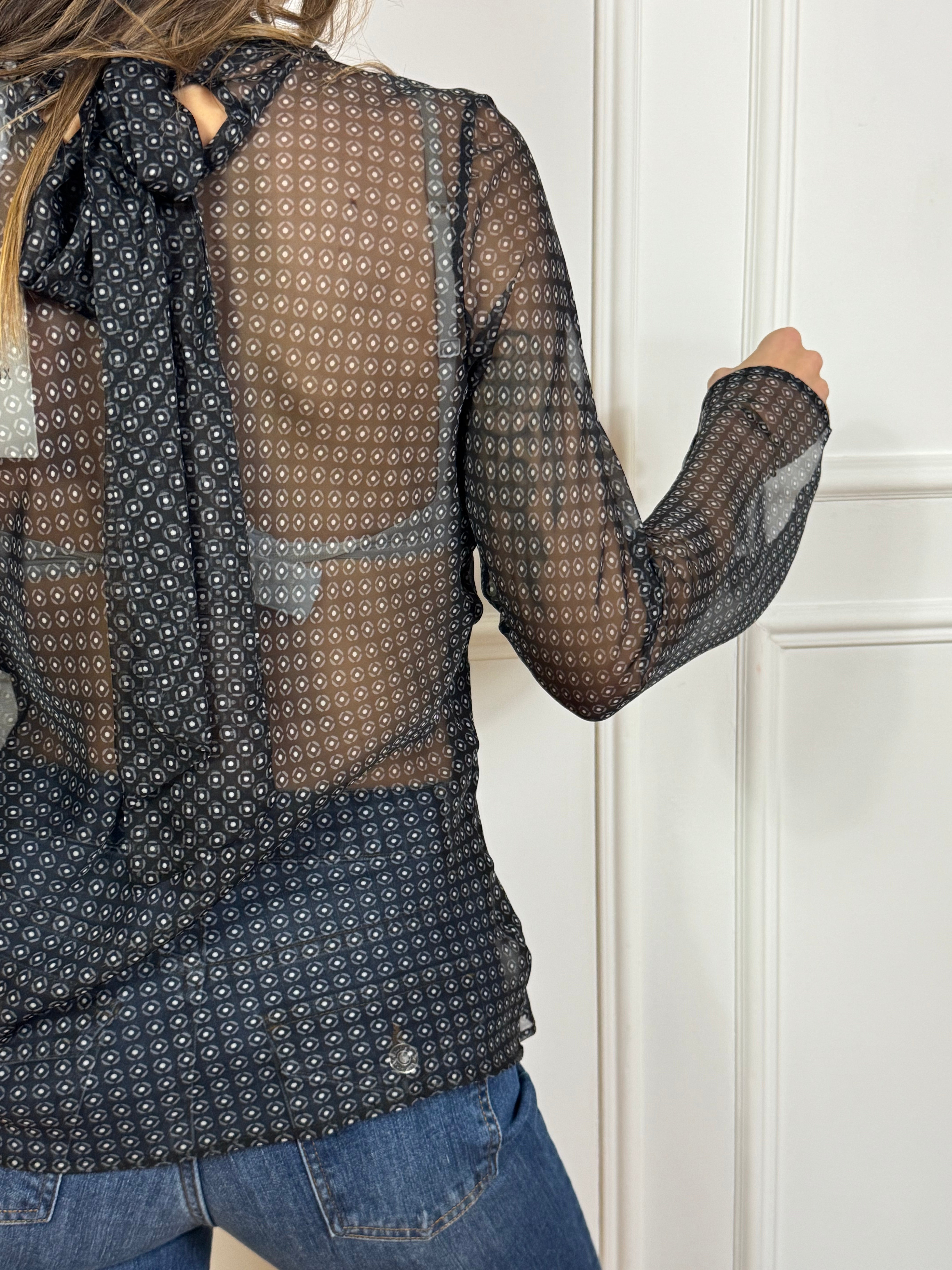 Blusa fantasia Susy Mix con fiocco dietro