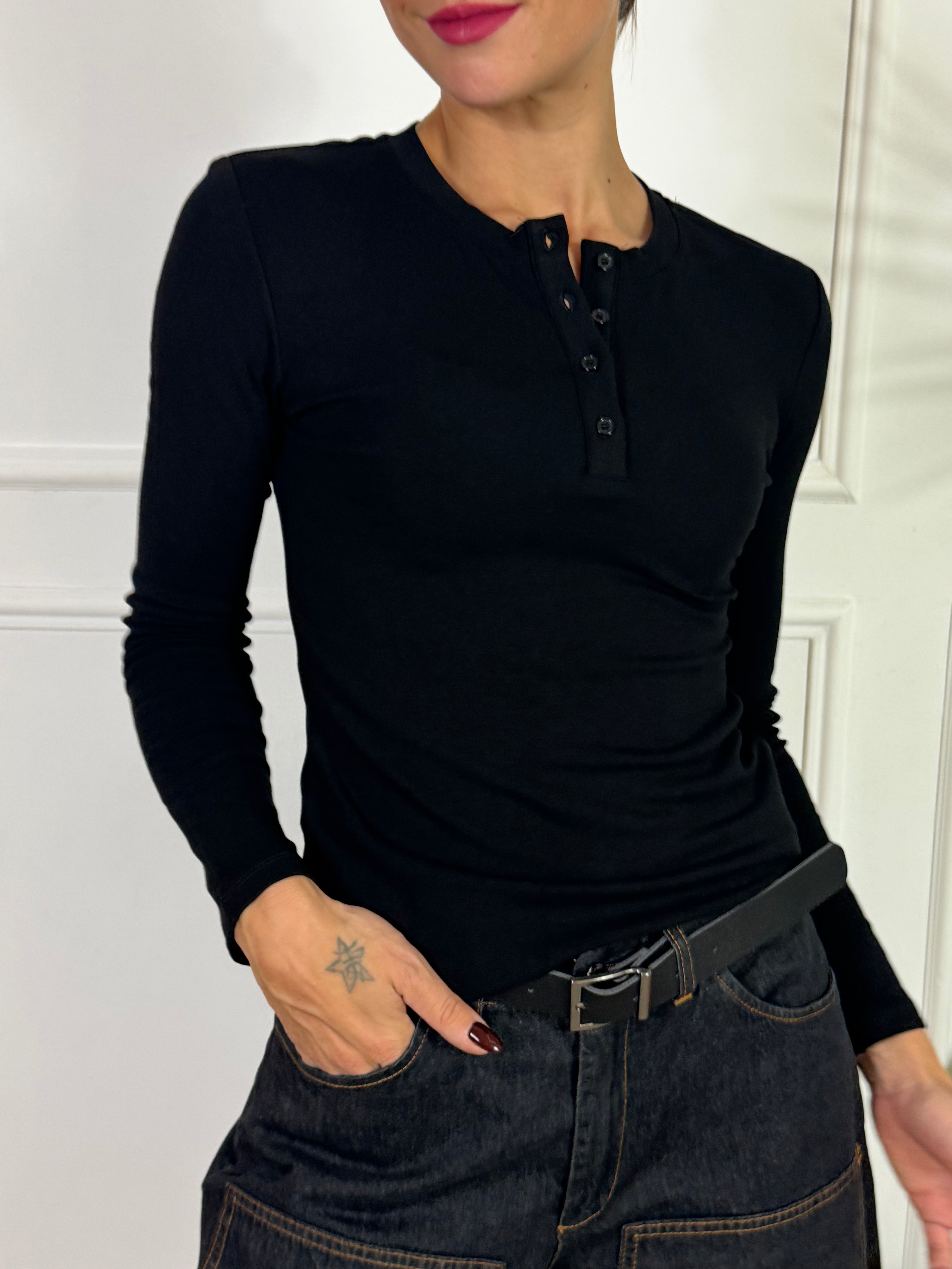 Maglia in cotone elasticizzato Victoria ILMH SERAFINO
