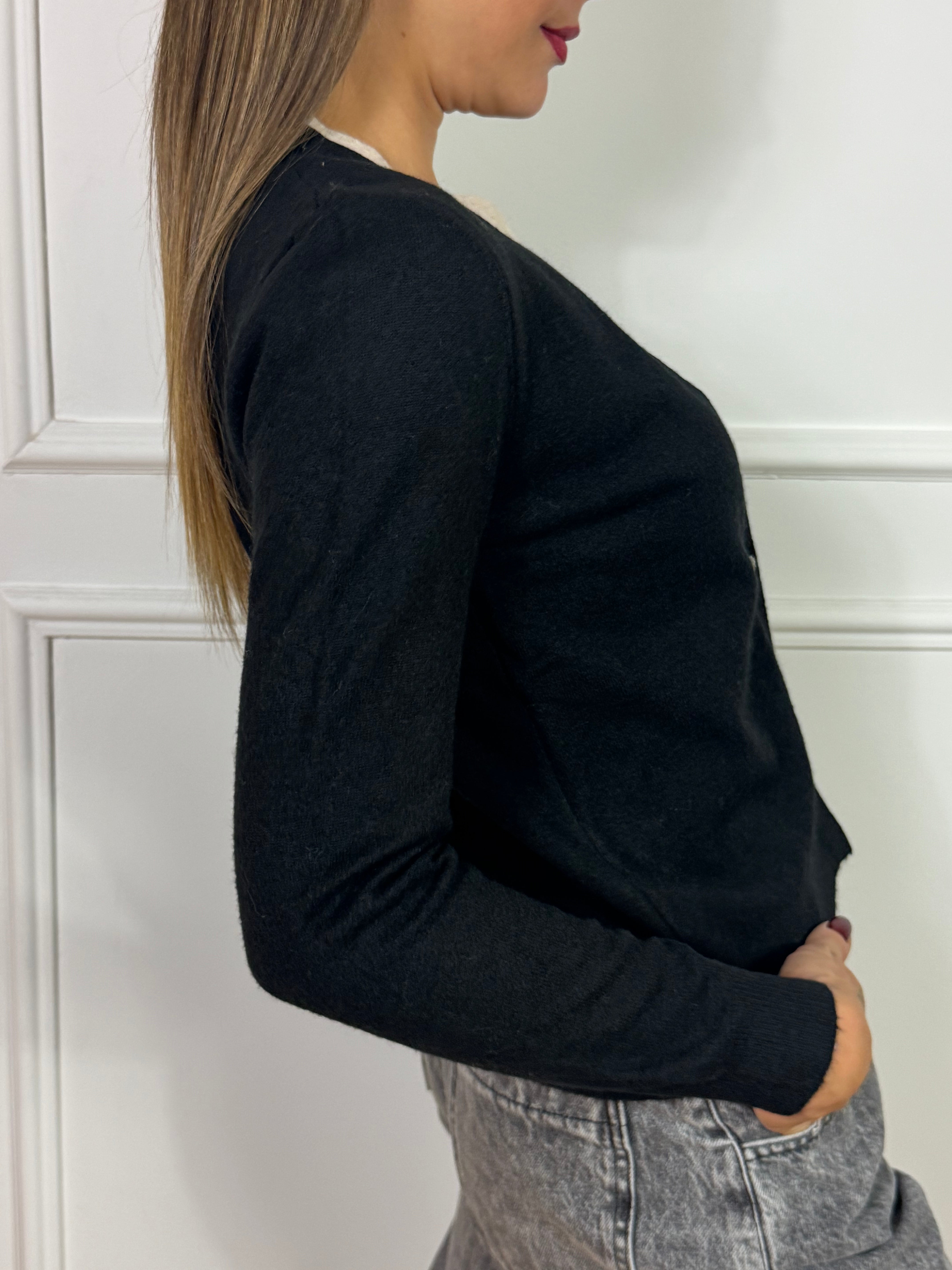 Cardigan effetto doppiato Susy Mix