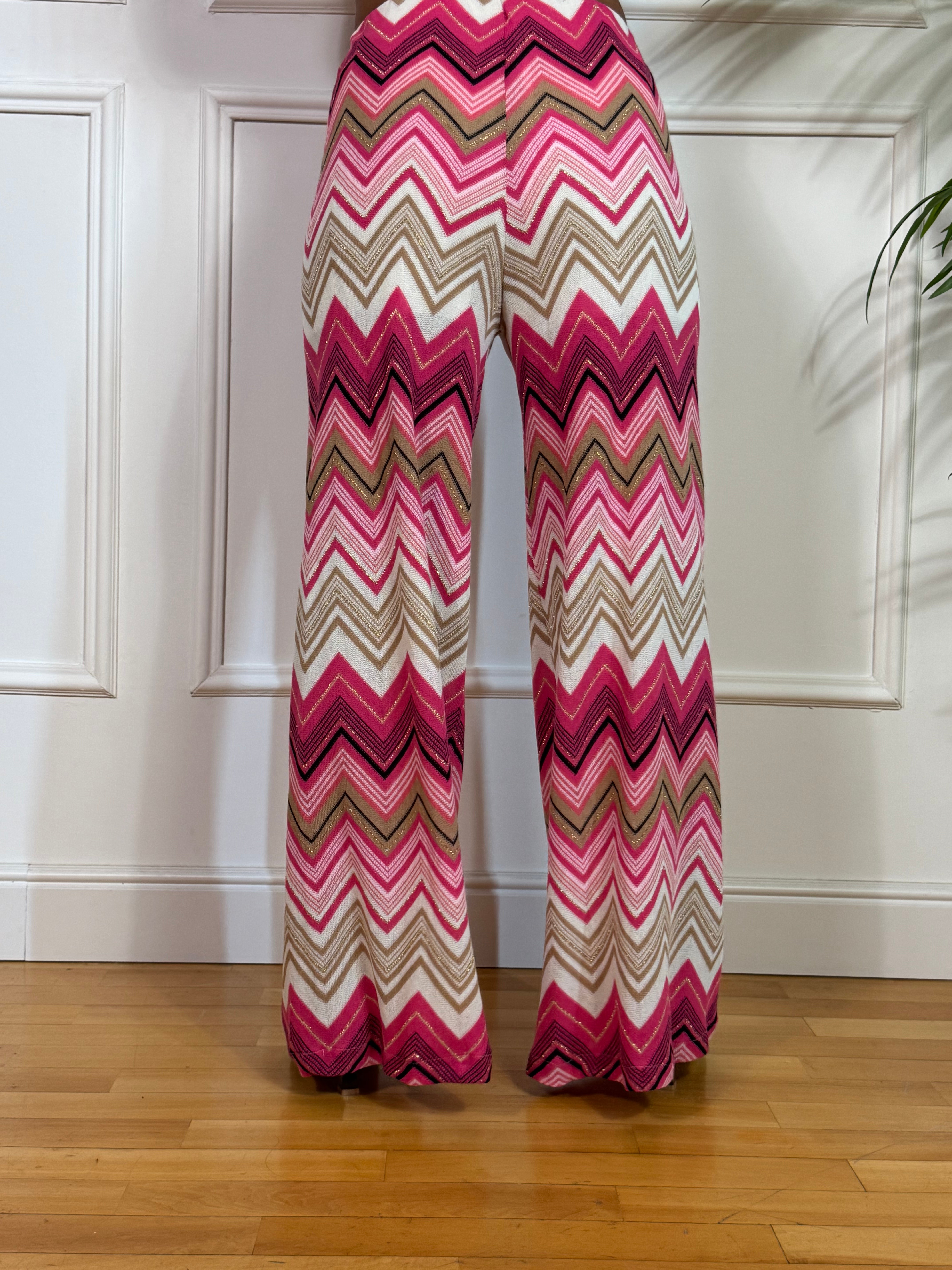 Pantalone Tensione In fantasia FUCSIA