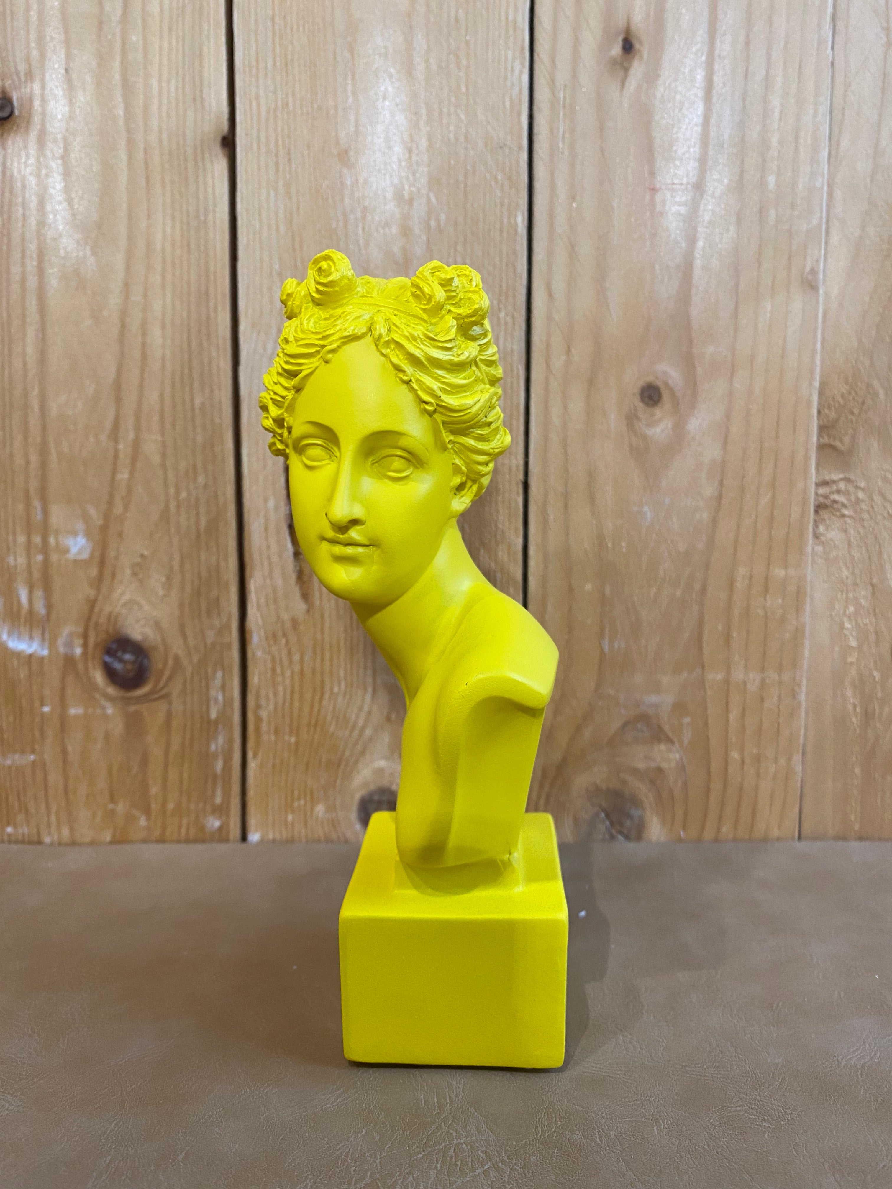 Busto giallo VENERE 19cm