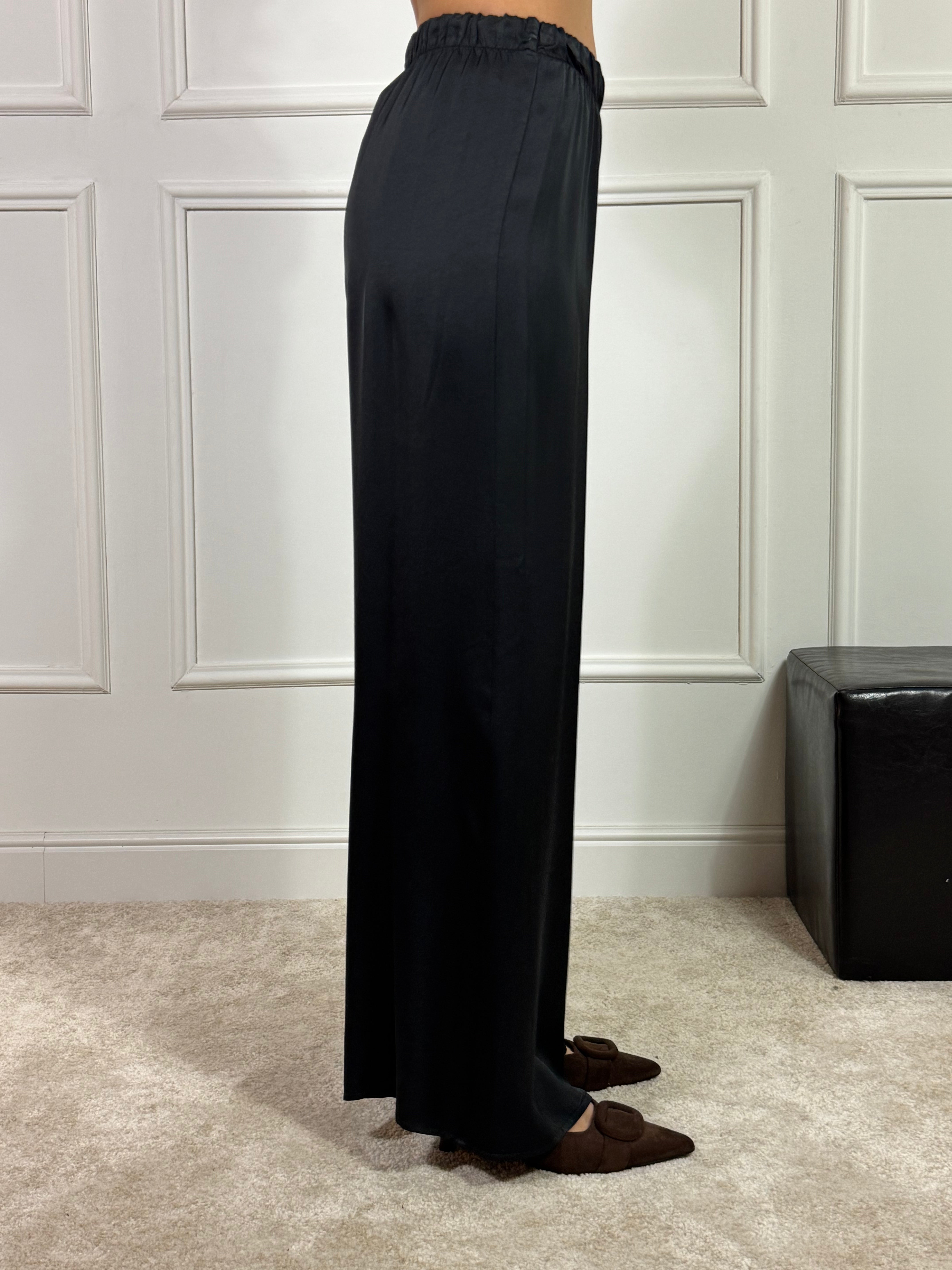Pantalone ampio in raso HAVE ONE