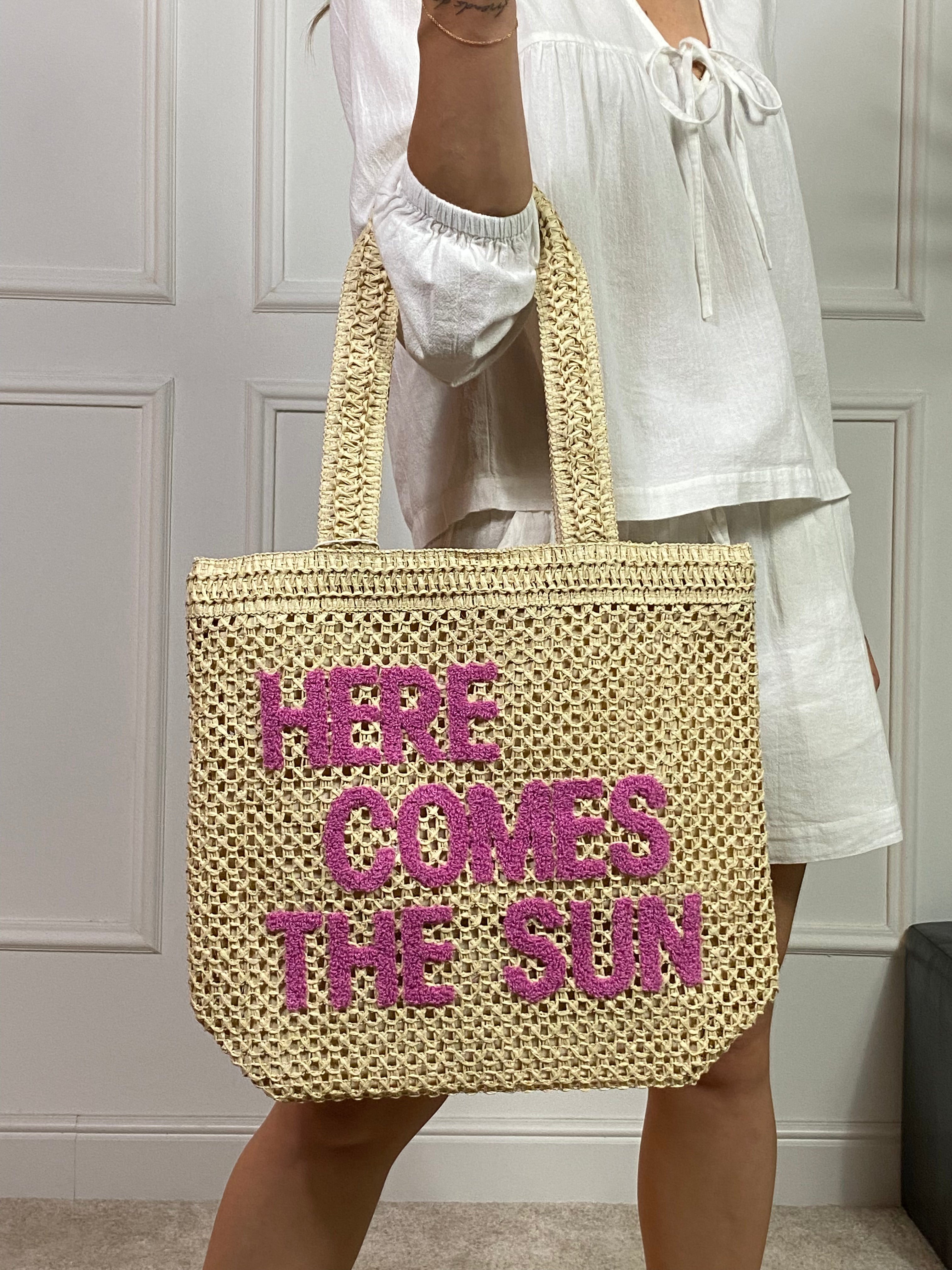 Borsa summer tote sac JJXX - HERE COMES THE SUN