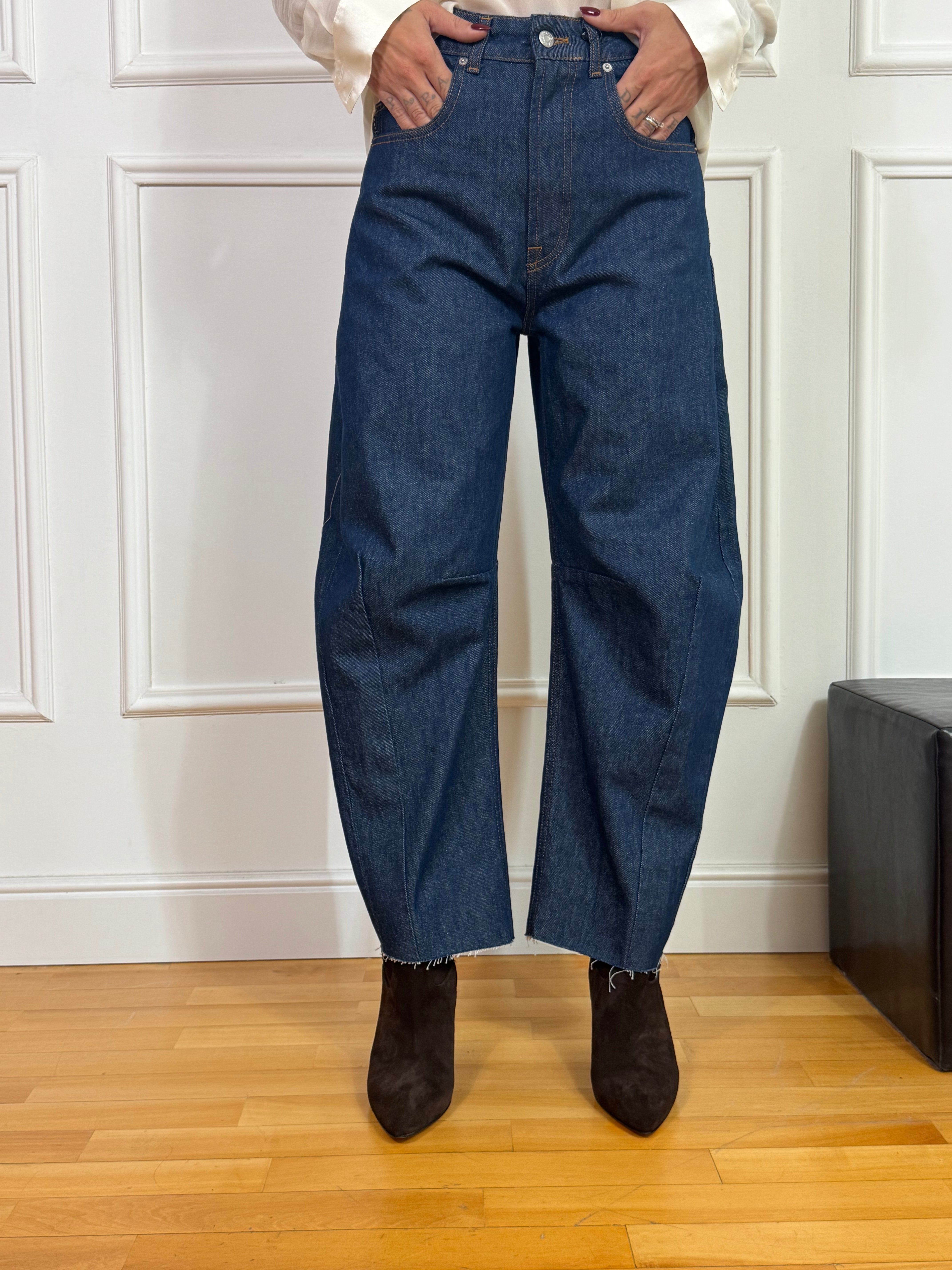 Jeans Have One BARBARA RAW LISCIO - Blue denim scuro