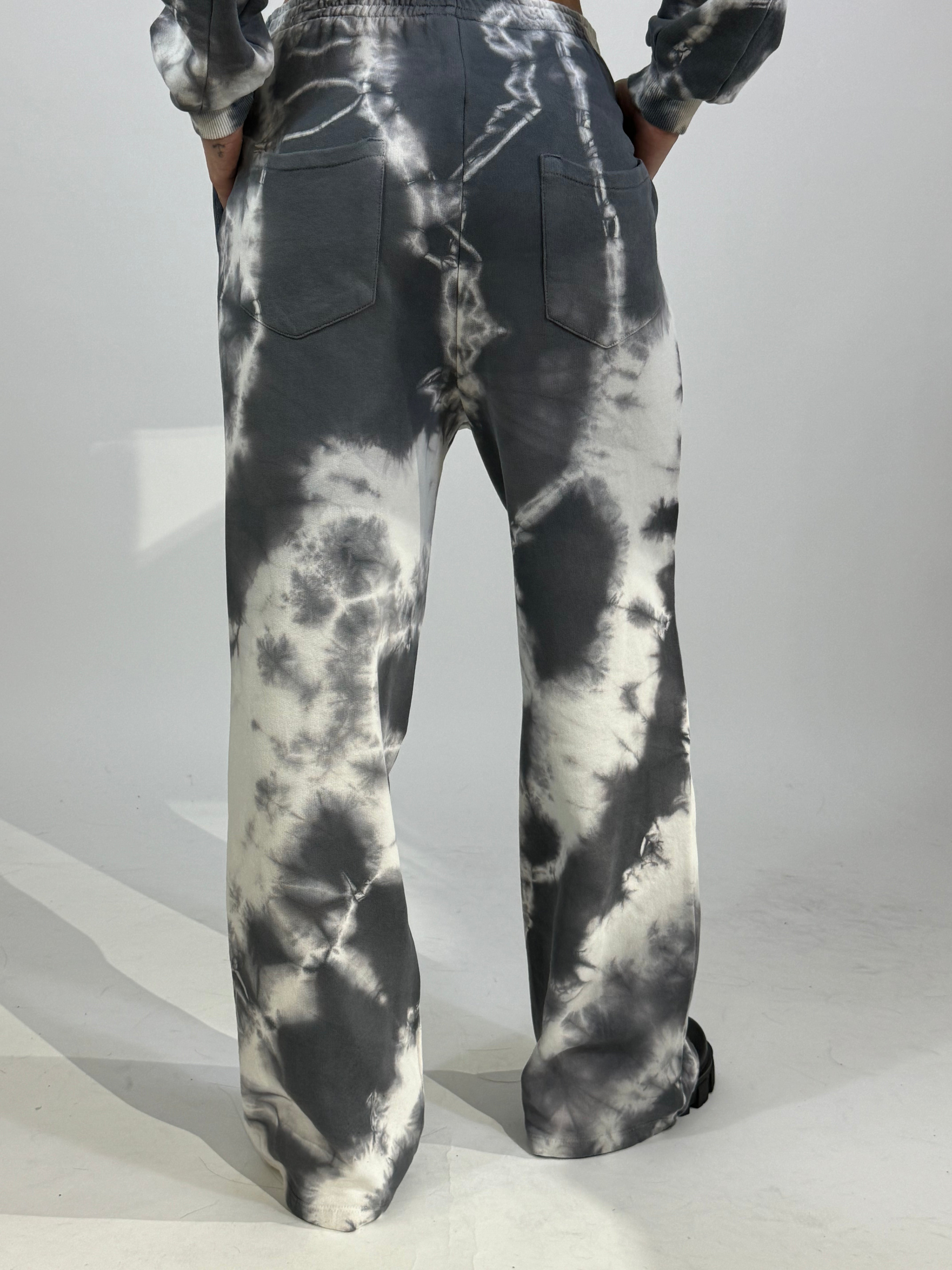 Pantalone garzato Kikisix effetto tie 'n' dye