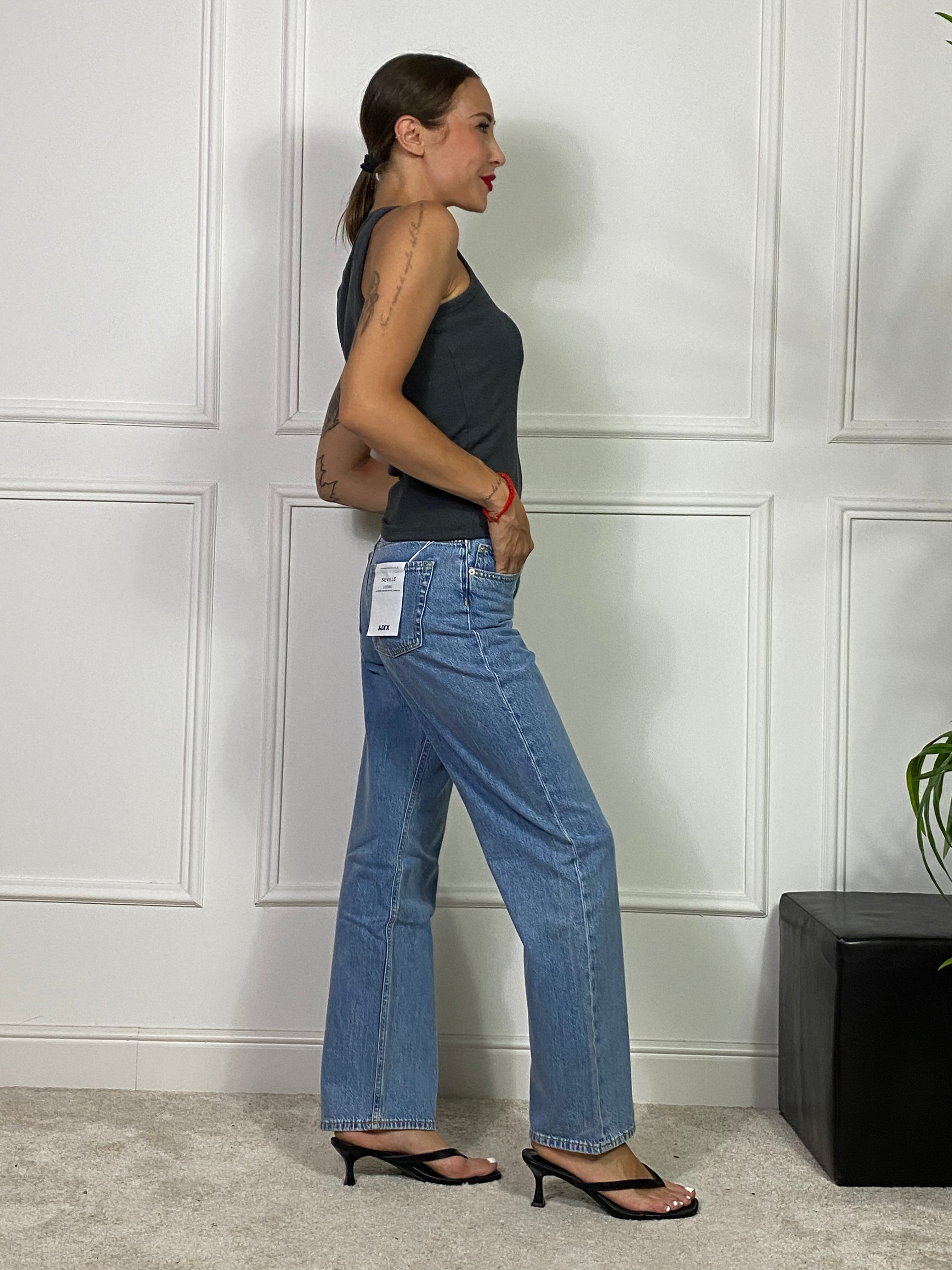 Jeans JJXX modello SEVILLE - colore LIGHT BLUE DENIM