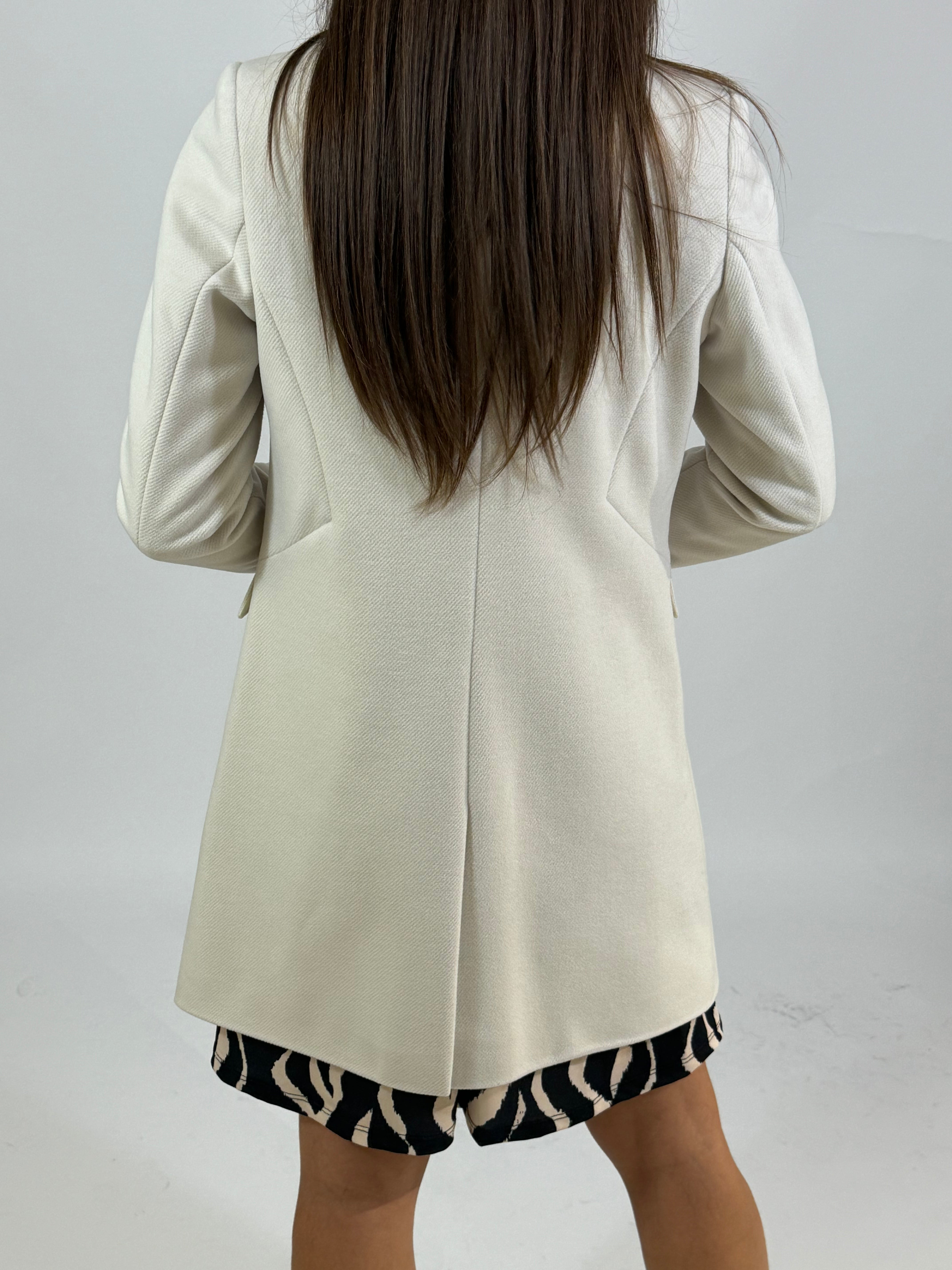 Cappotto corto Susy Mix BASIC DUE BOTTONI