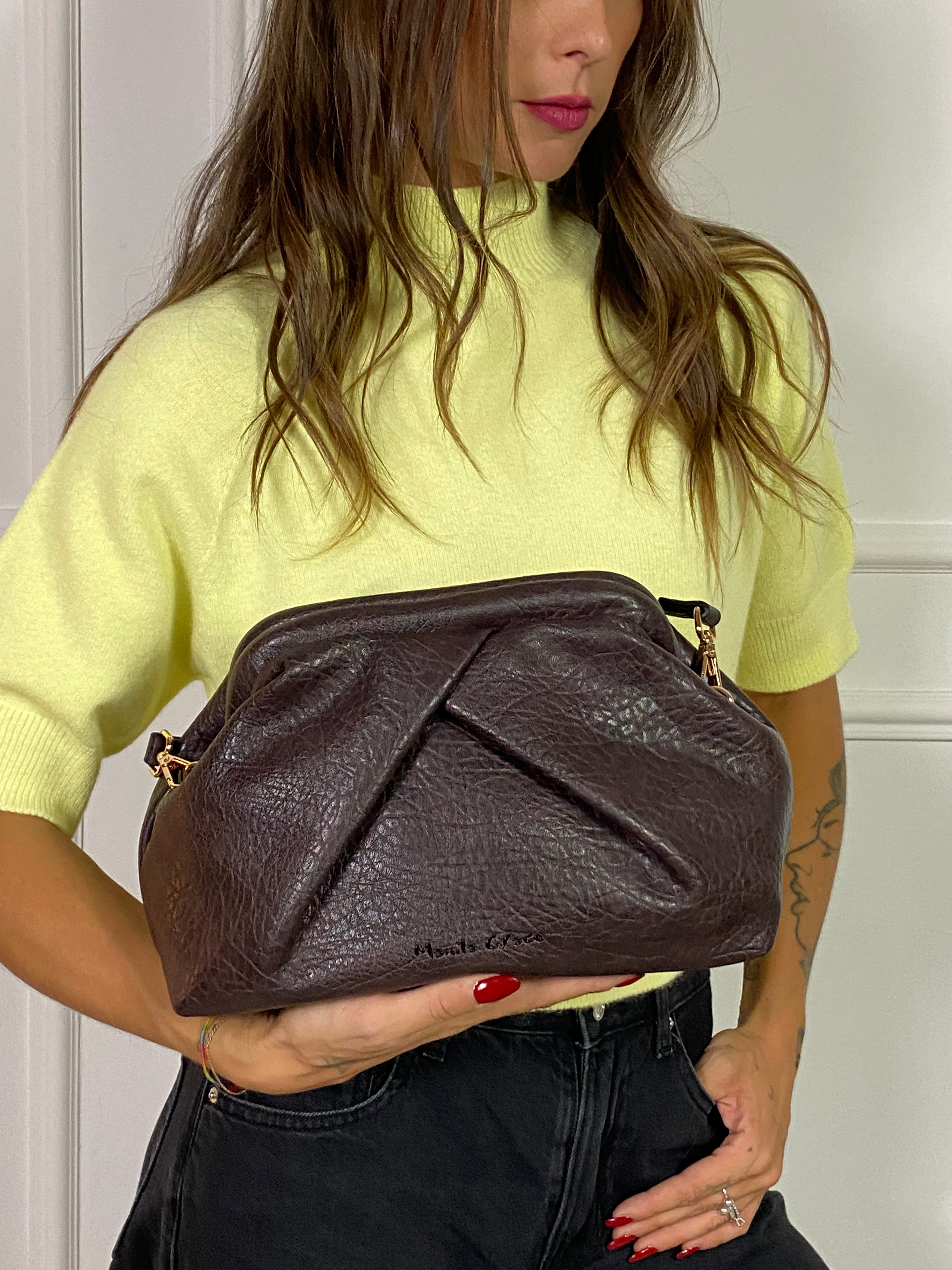 Borsa Manila Grace HAND BAG - CLUTCH CON TRACOLLINA