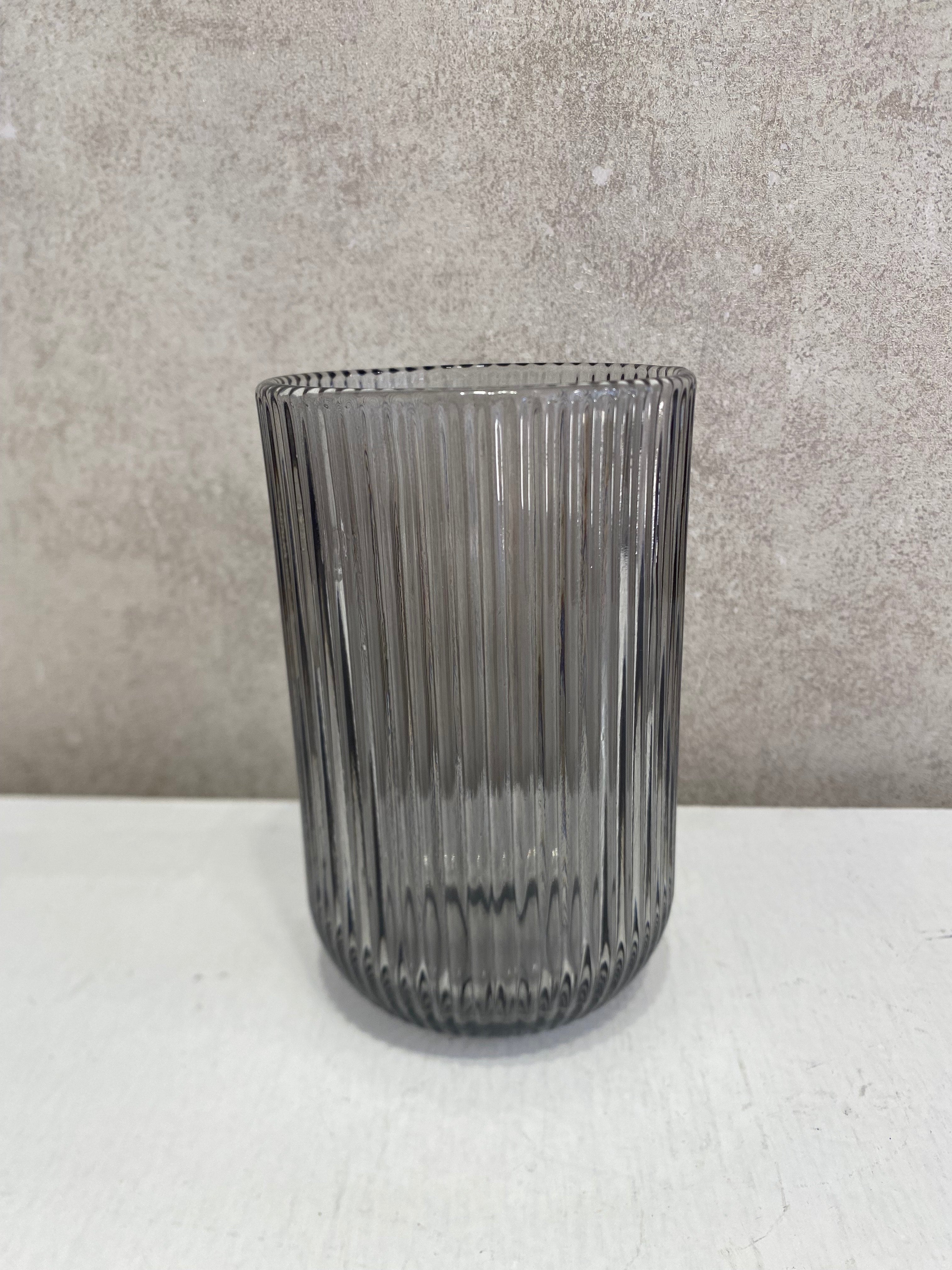 Bicchiere tumbler 4pz  h.12 RIGHE