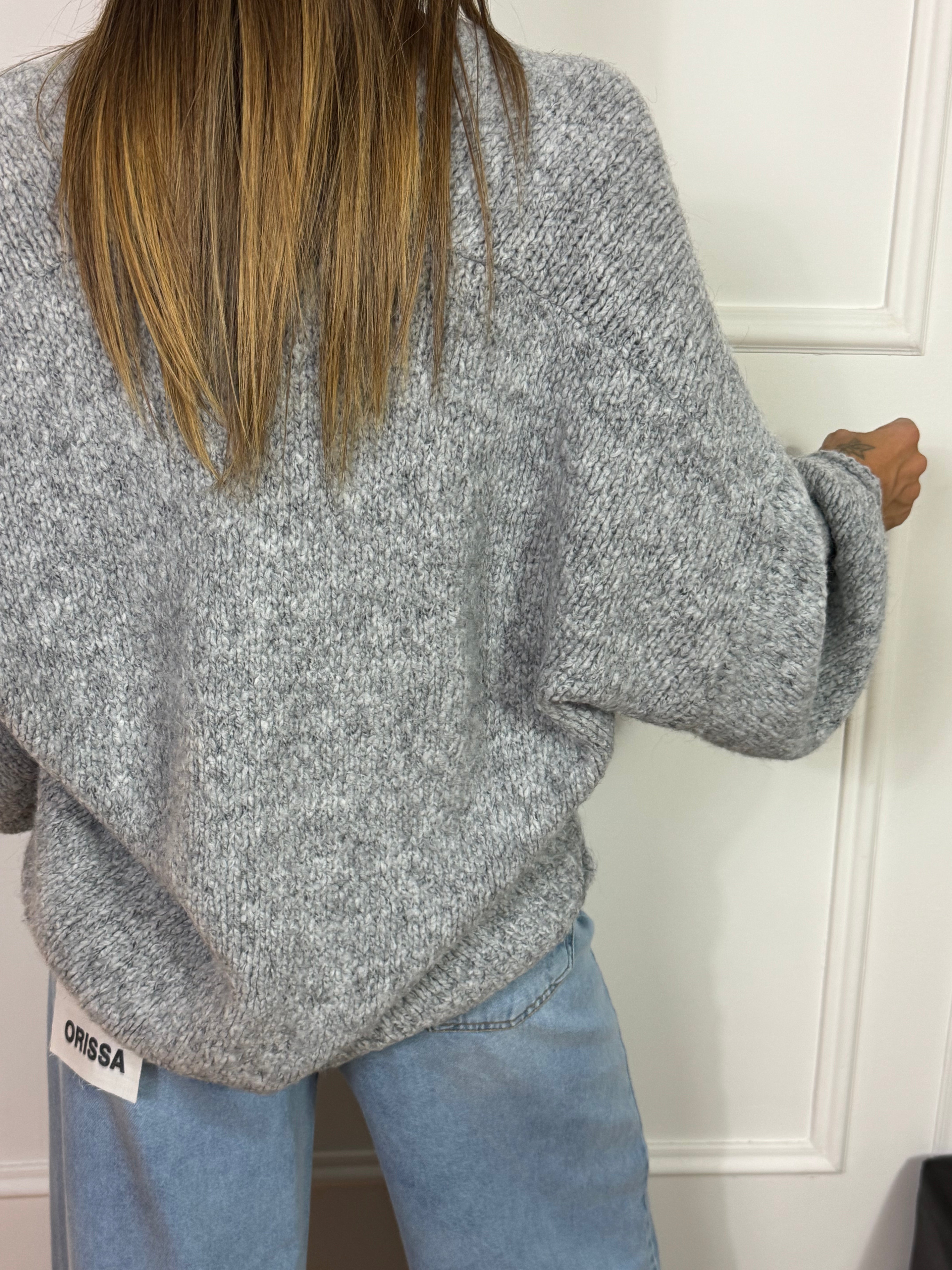Cardigan OVER con bottoni Have One TINTA UNITA
