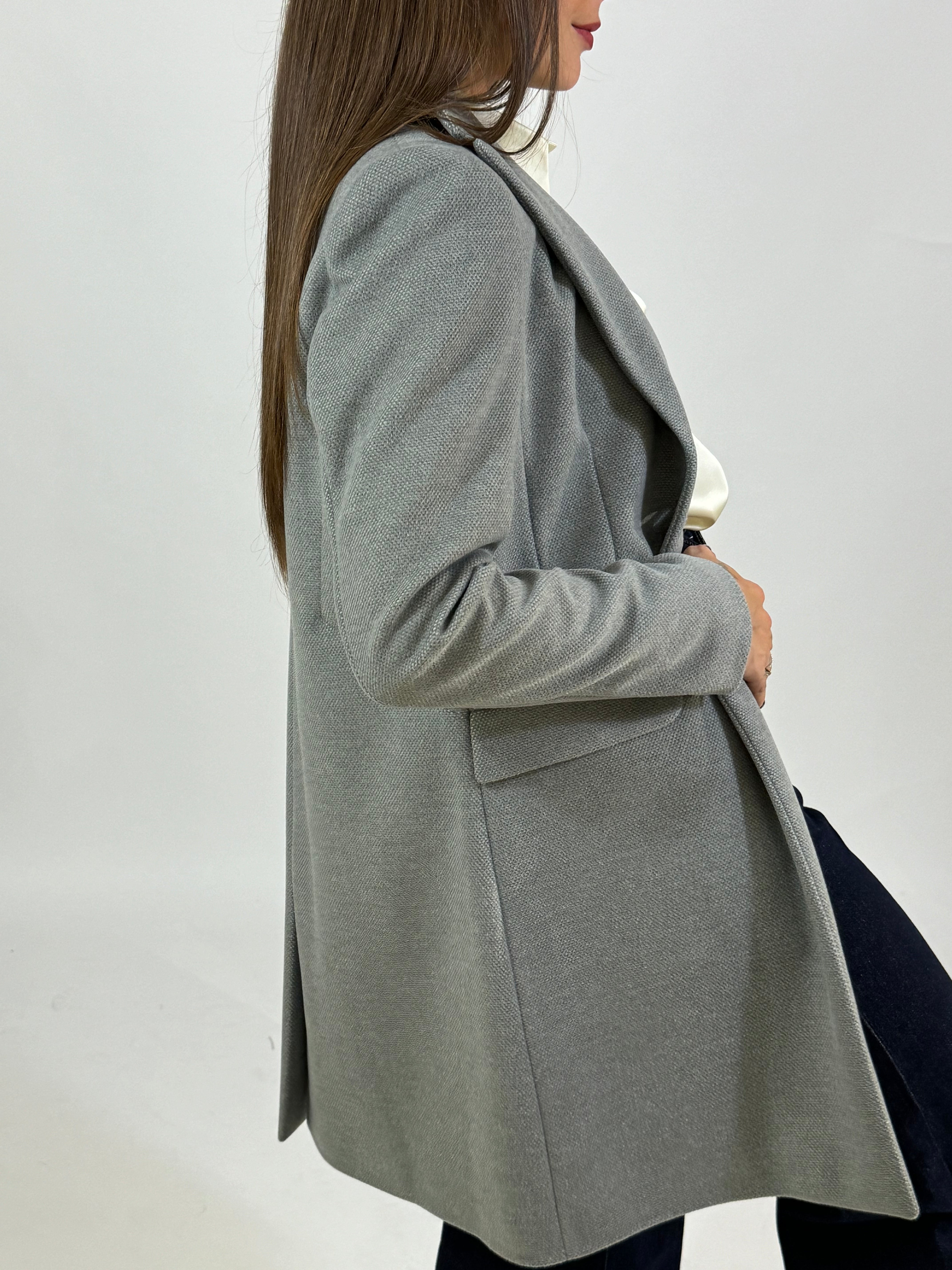 Cappotto corto Susy Mix BASIC DUE BOTTONI