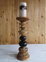 Candeliere legno  h.41cm
