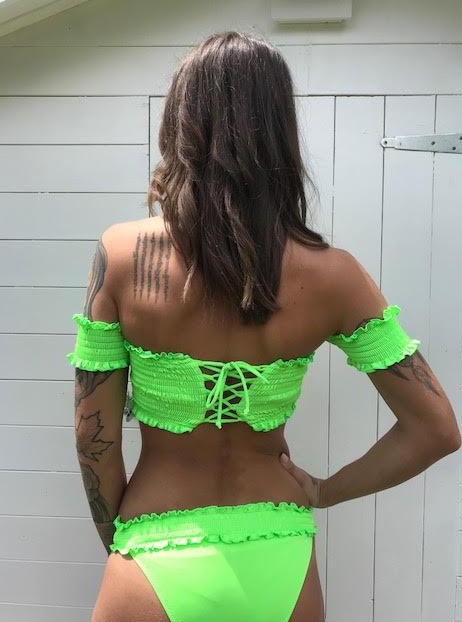 Costume You Decide verde fluo